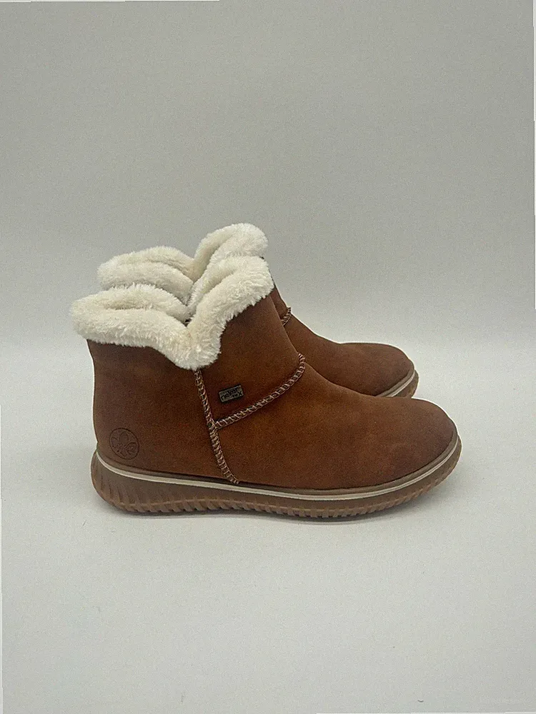 Rieker Damen Schneestiefel Braun EUR 38