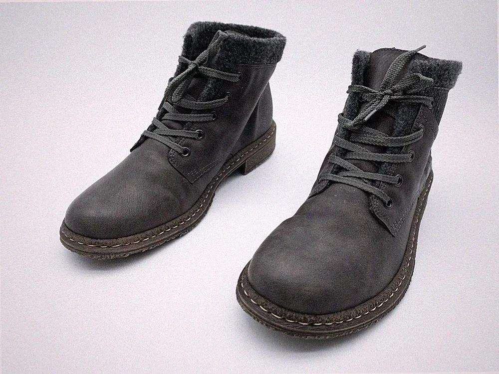 rieker Damen Schnürboots Boots Schnürstiefeletten beige Gr 41 EU Art 22016-56