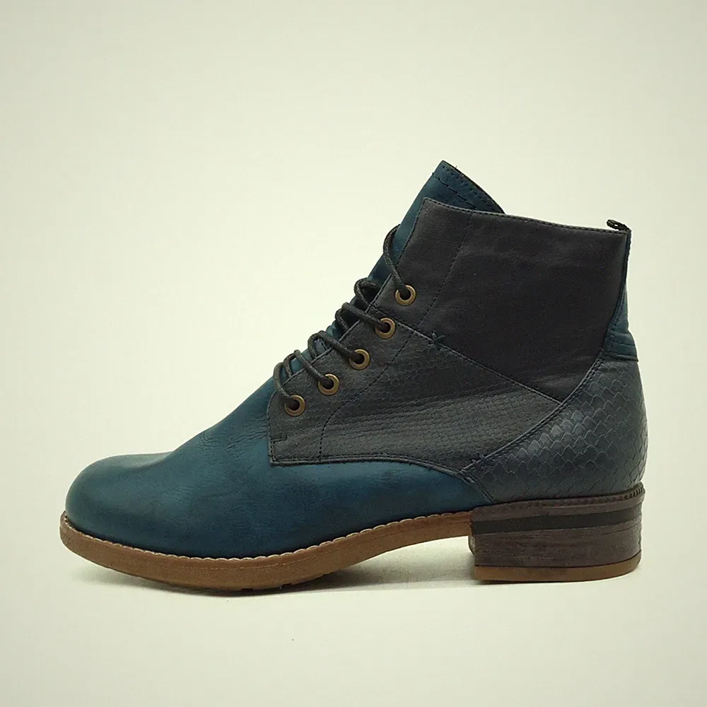 Rieker Damen Schnürstiefel Vintage Schnürstiefeletten Classic Stiefeletten EU 41