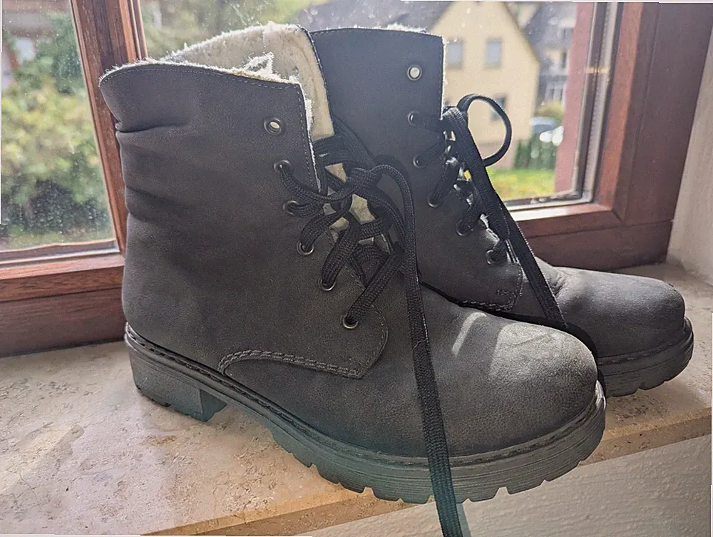 Rieker Damen Stiefel Gefüttert Gr. 38