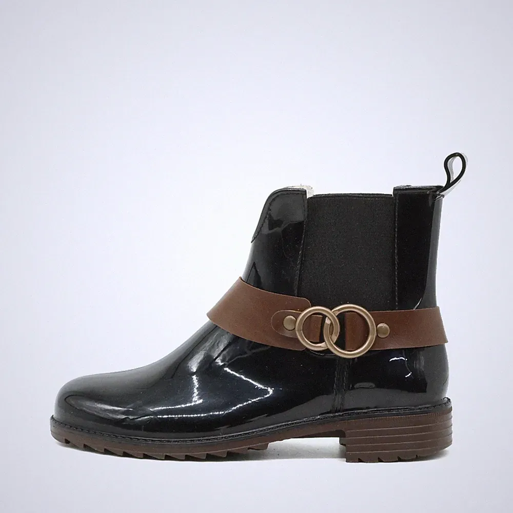 Rieker Damen Stiefeletten Stiefel Schwarz Leder Knöchelhoch Chelsea Boots EU 37