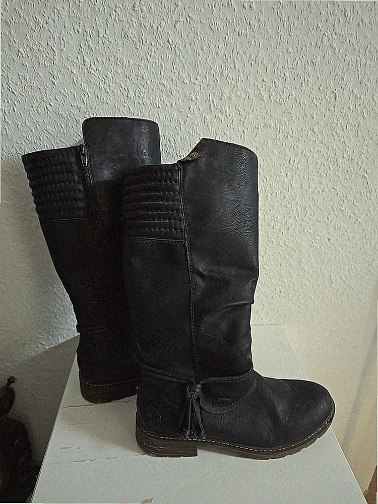 Rieker Damen Winterstiefel Gr. 40 Nur Einmal Getragen Wie Neu