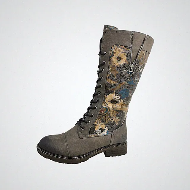 Rieker Damenschuhe Gefüttert Schaftstiefel Mehrfarbig Freizeit