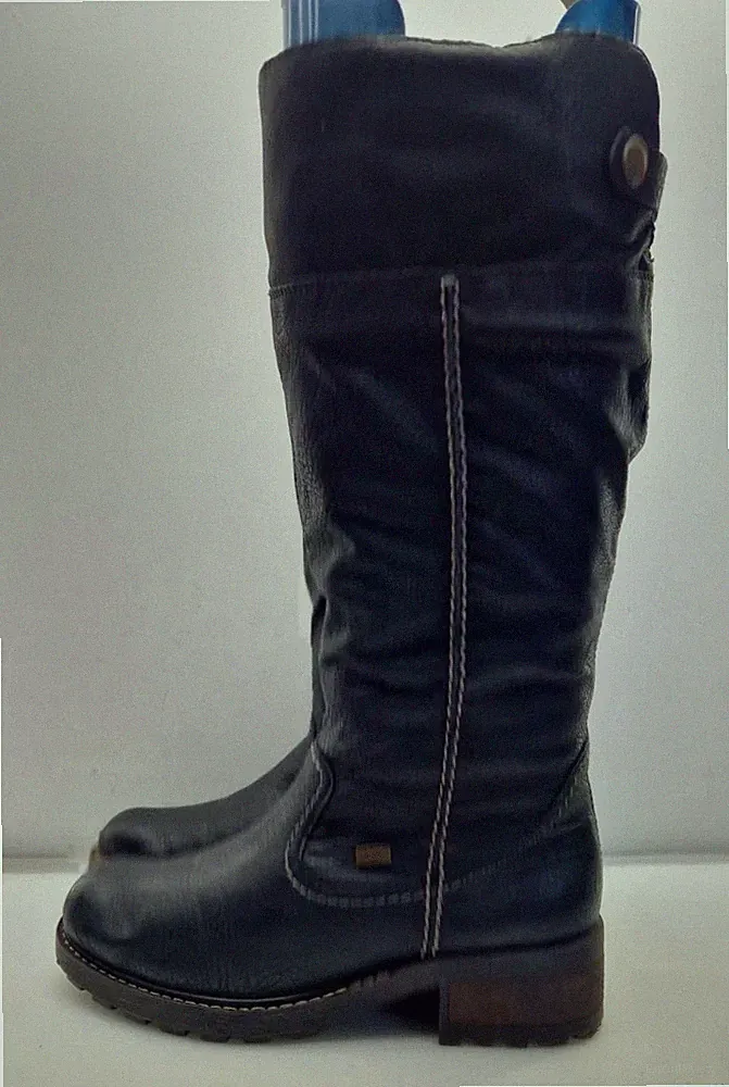 Rieker gr 37 Damen Boots Stiefel Stiefeletten Sehr Gut W15