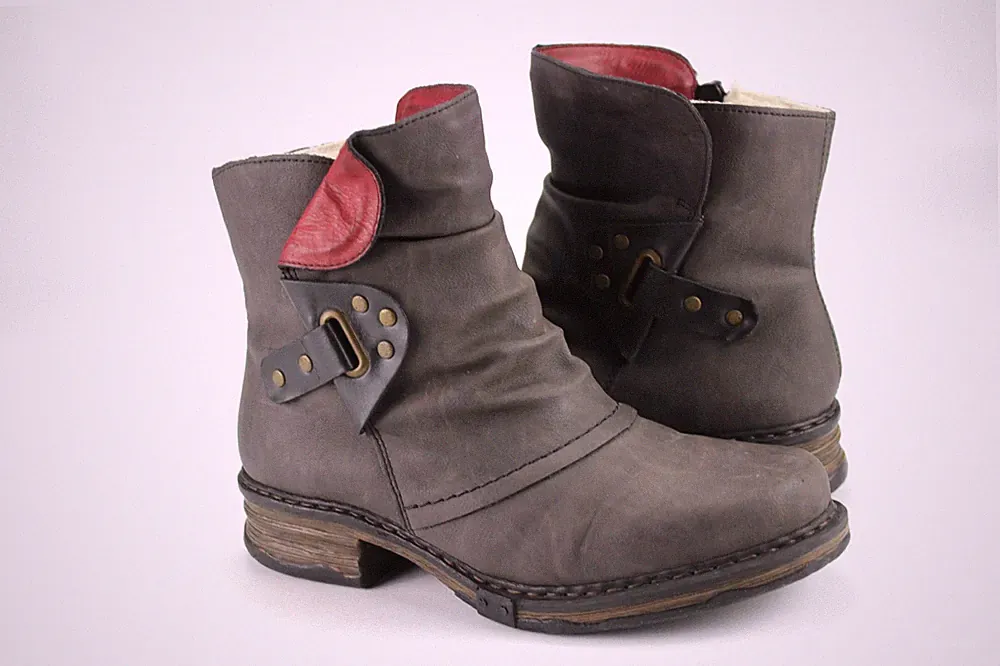 Rieker Gr.37 Damen Komfort Stiefel Stiefeletten Boots Winter L 161