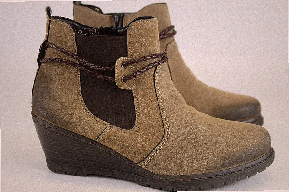 Rieker Gr.37 Damen Stiefel Stiefeletten Boots TOP