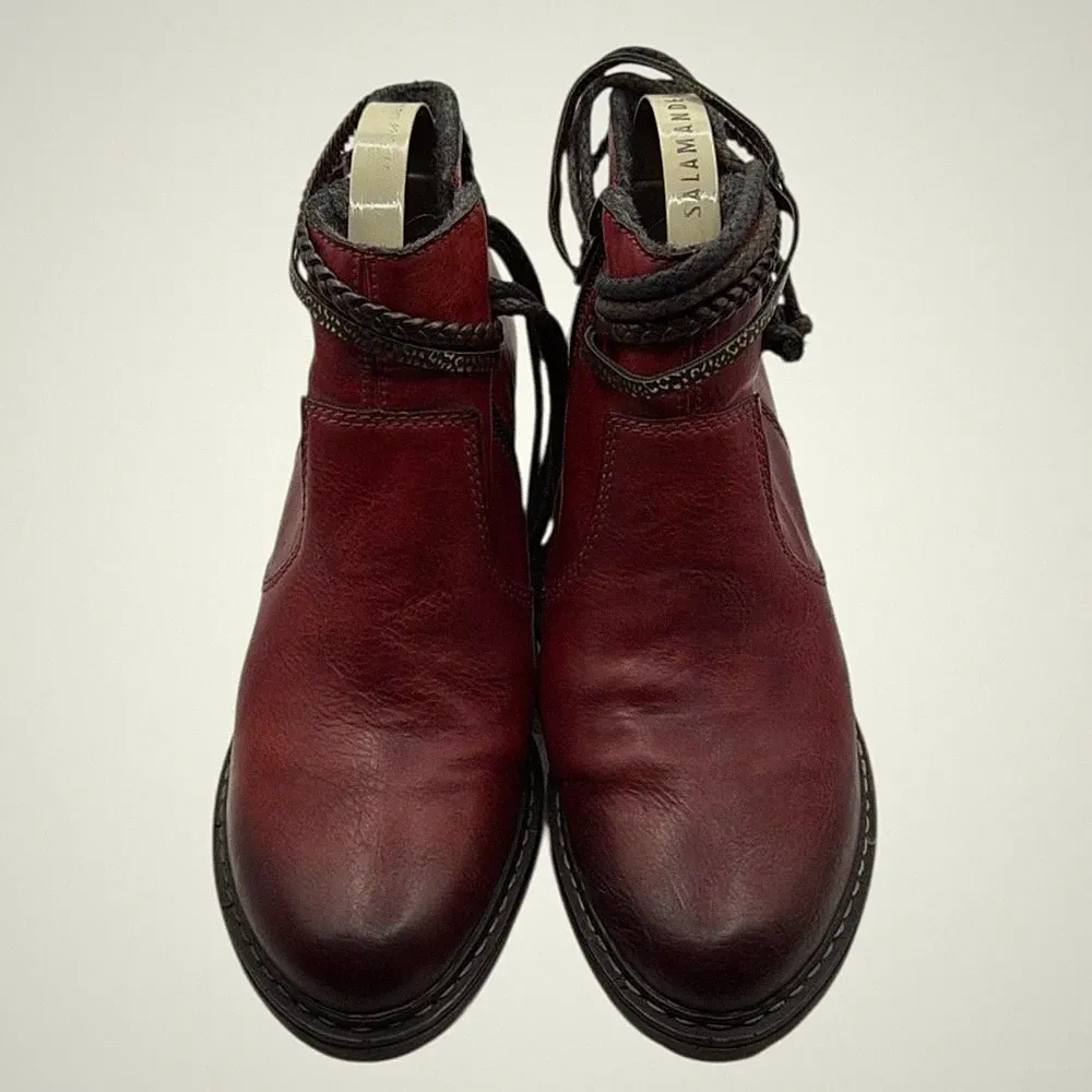 Rieker gr 39 Damen Boots Stiefel Stiefeletten Sehr Gut Z54