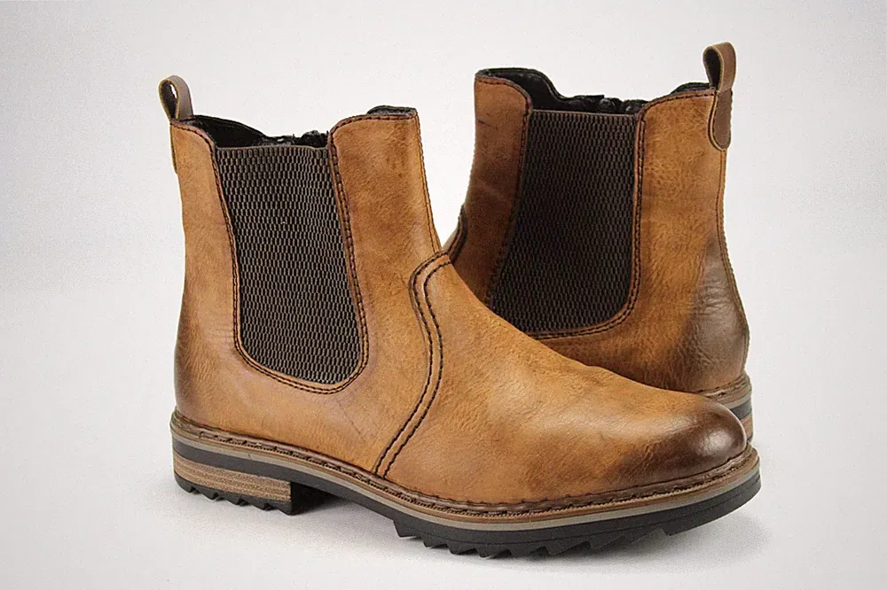 Rieker Gr.39 Damen Komfort Stiefel Stiefeletten Boots Winter Braun WIE NEU L 164