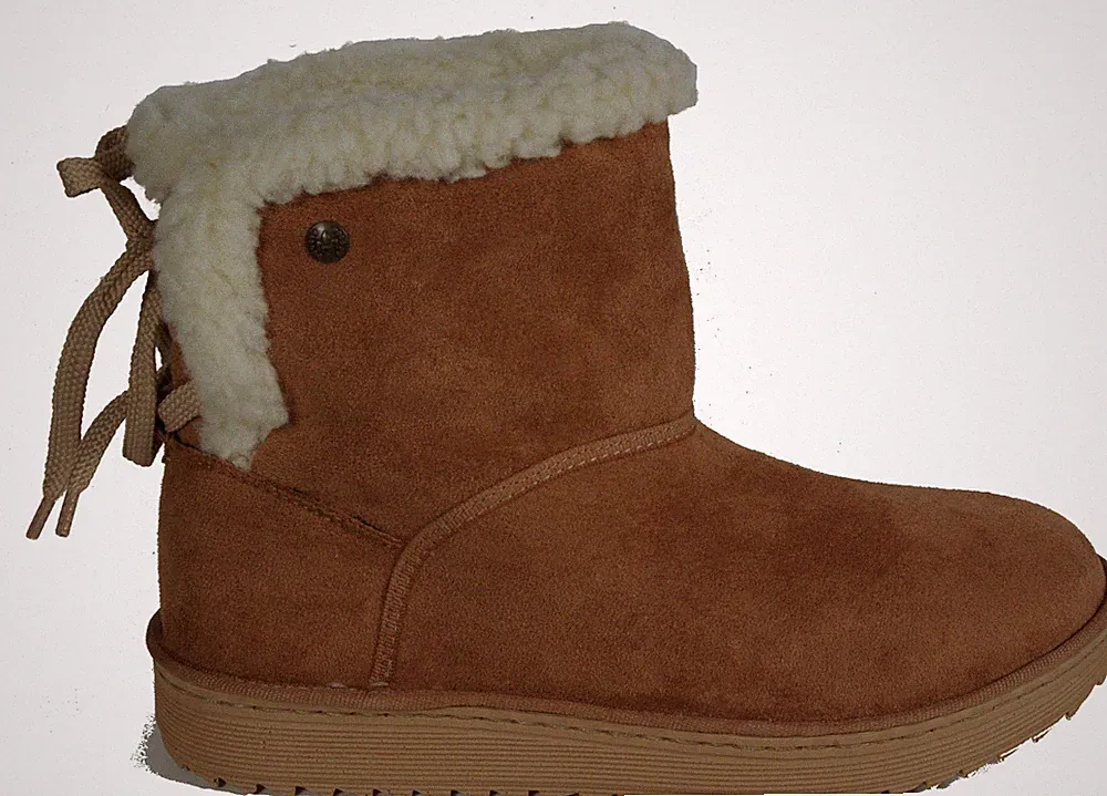 RIEKER Schuhe Stiefelette Bootie Braun Warmfutter Australien Style NEU