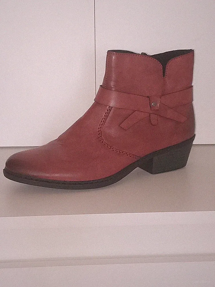 Rieker - Stiefeletten, Boots - Weinrot - Gr. 41 - NEU