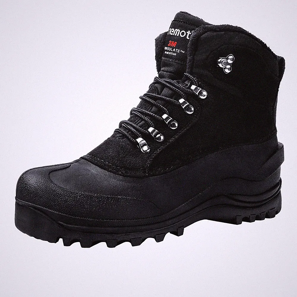 riemot Winterstiefel Stiefel Damen Schwarz 39 Damen wasserdicht rutschfest Neu