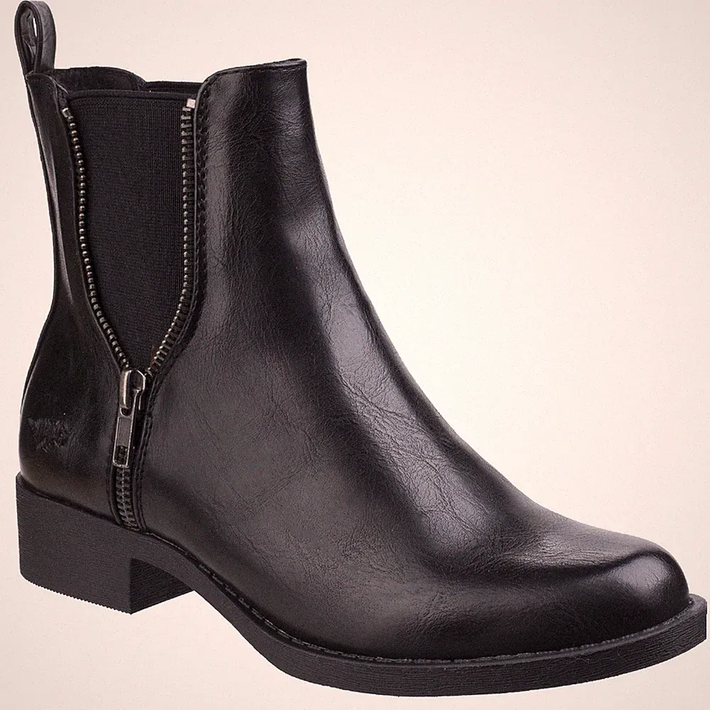 Rocket Dog Camilla Bromley Damen Schwarze Stiefel