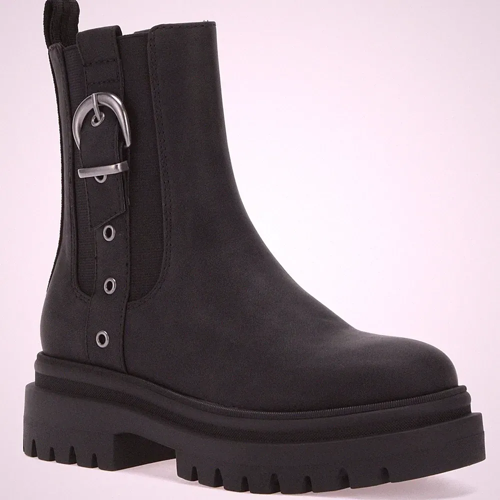 Rocket Dog Dekko Damen Schwarze Stiefel