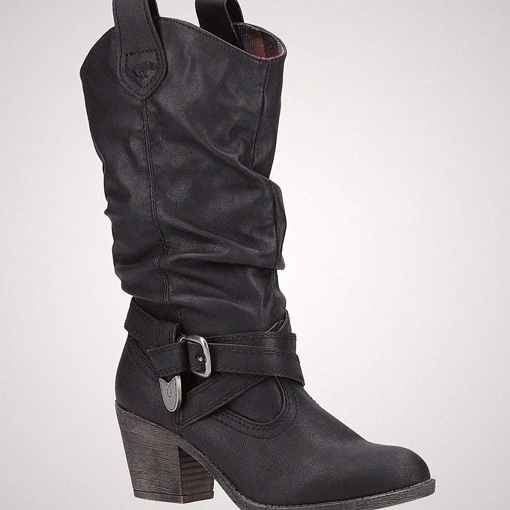 Rocket Dog Sidestep Damen Schwarze Stiefel