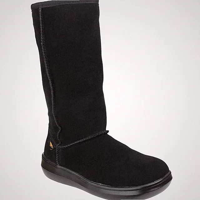 Rocket Dog Sugardaddy Damenstiefel Aus Schwarzem Wildleder