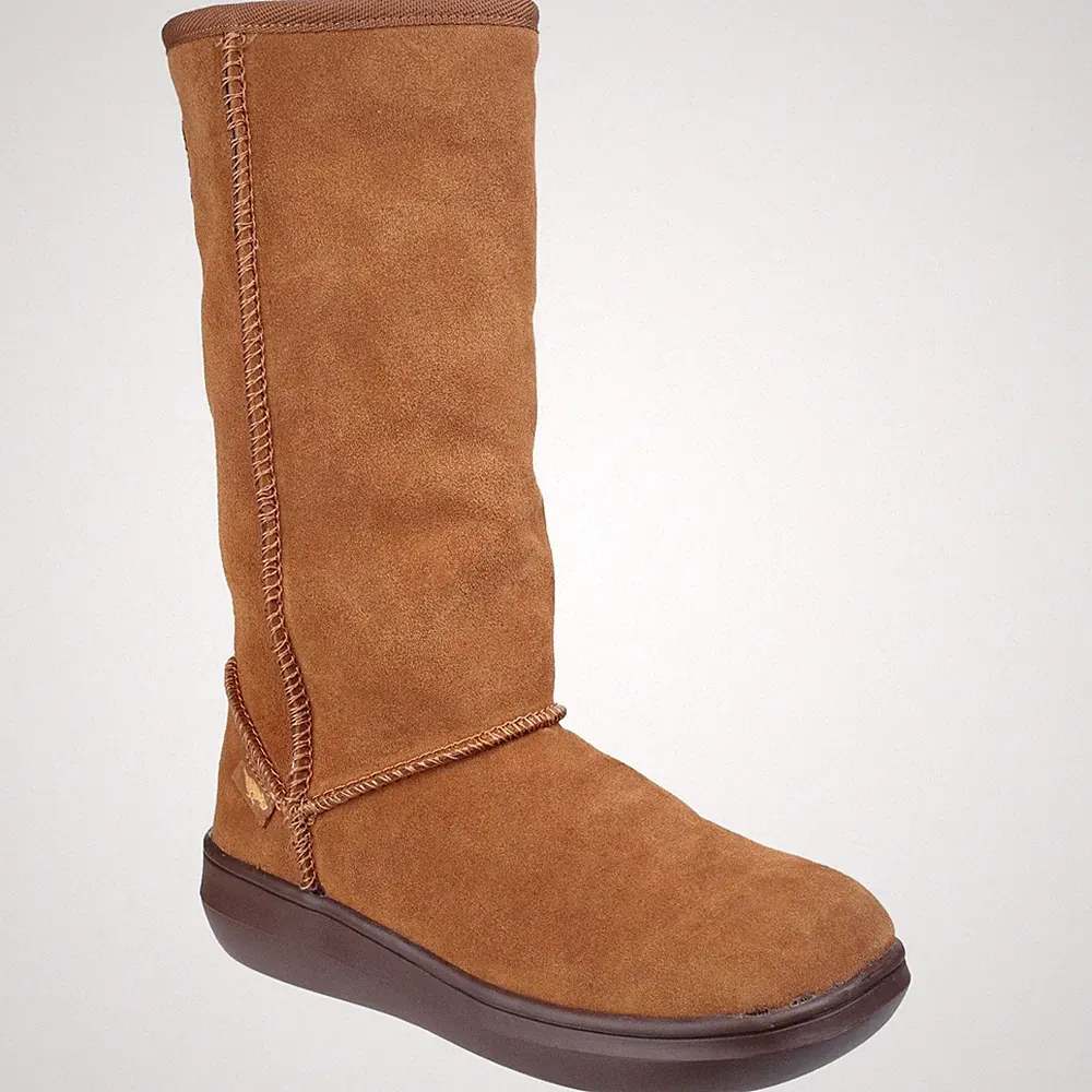 Rocket Dog Sugardaddy Wildleder Damen Stiefel In Kastanienbraun