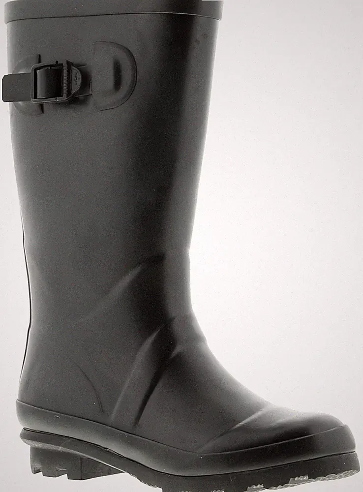 Rockstorm Ältere Jungen Gummistiefel Pugh Schwarz UK Größe
