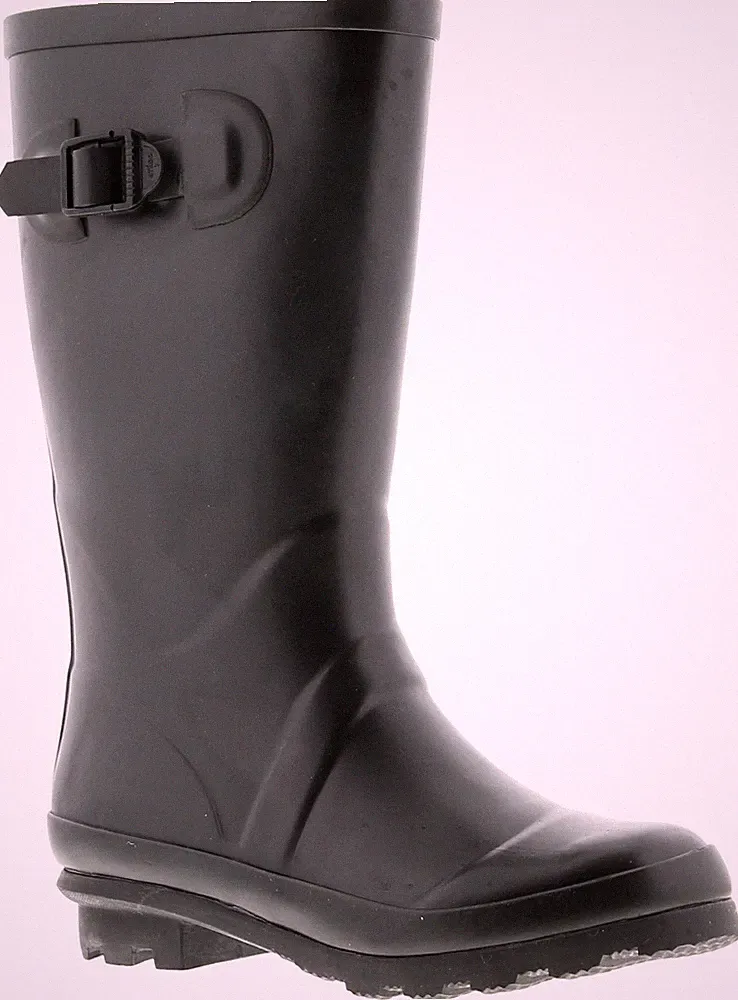 Rockstorm Ältere Jungen Gummistiefel Pugh Schwarz UK Größe