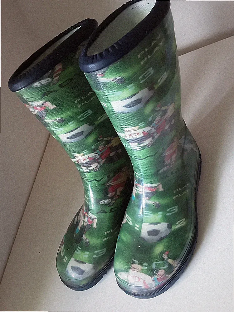 Romika Gummistiefel Gr. 35 Fussballmotiv