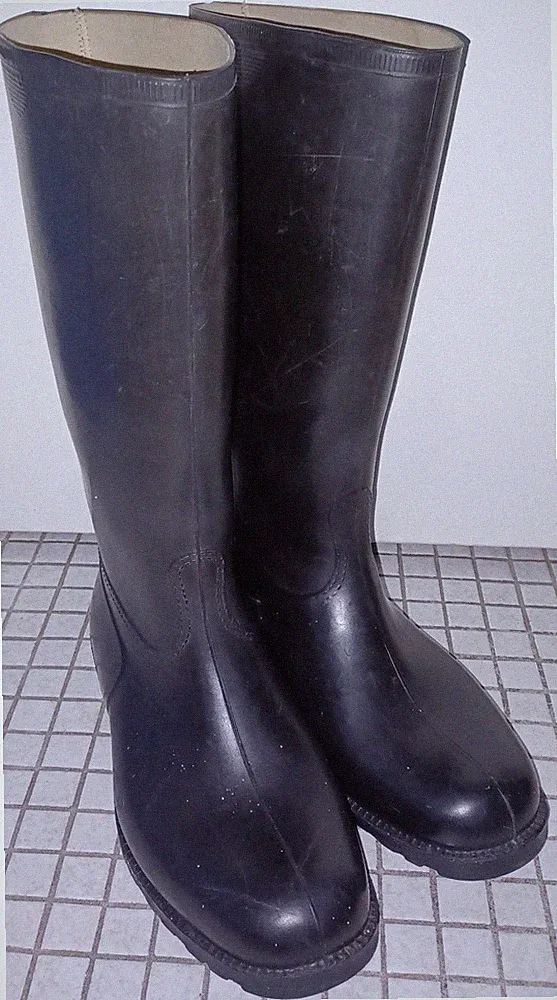 Romika Gummistiefel schwarz Gr 42 *Rarität/Vintage*