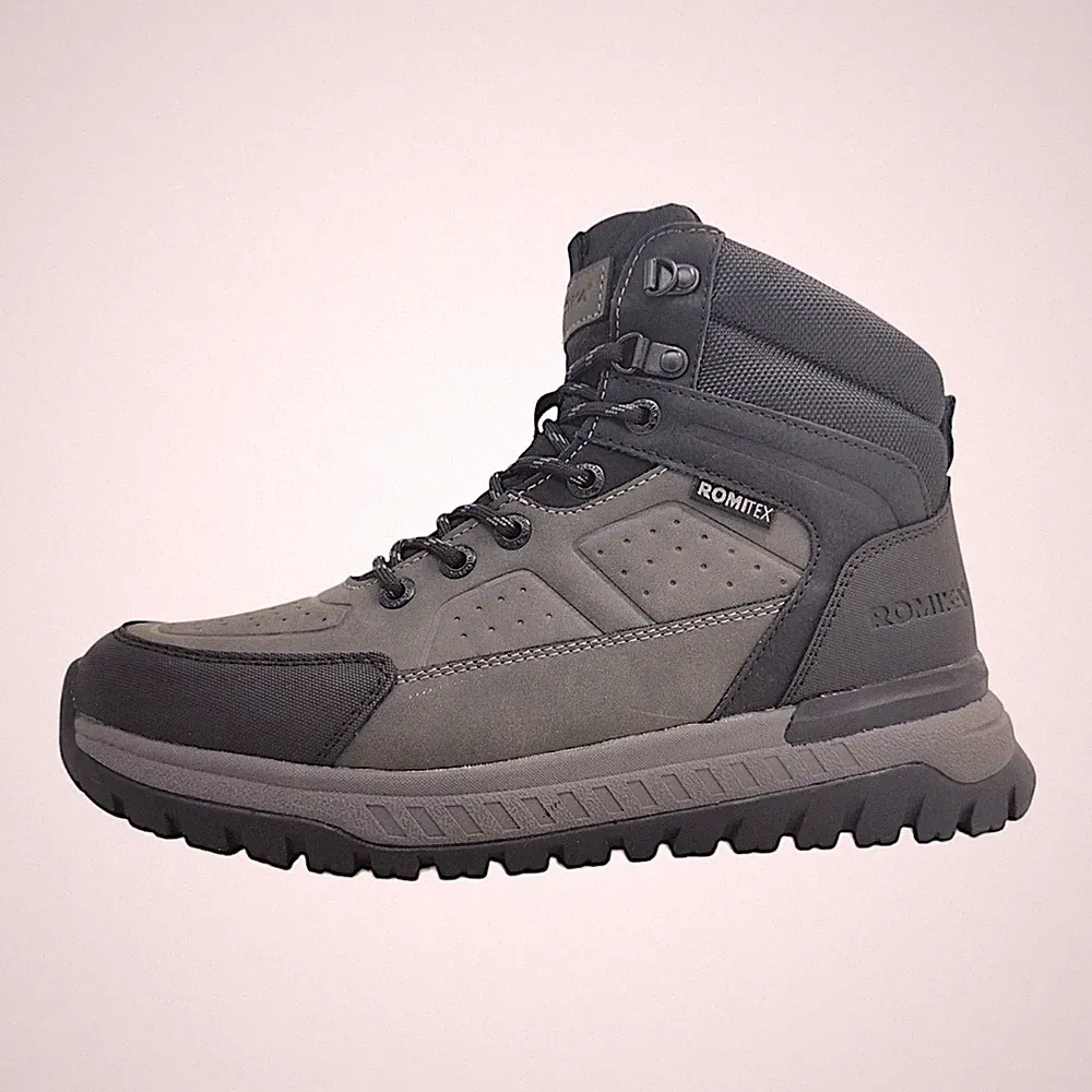 Romika Herrenschuhe Warmfutter Schnürstiefel Schwarz Freizeit