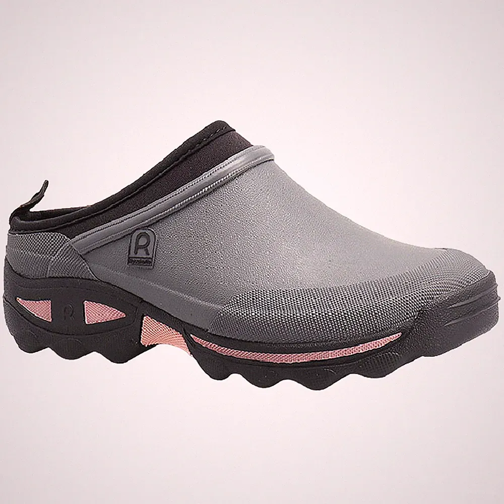 Rouchette Damen Clean Lady Clogs wasserdicht Outdoor Garten Gummistiefel selbstreinigend