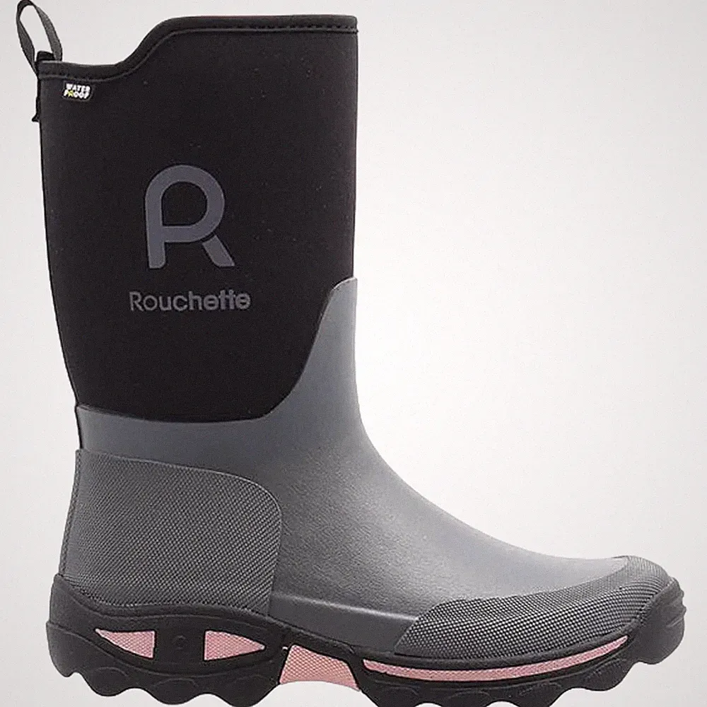 Rouchette Damen Gummistiefel Clean Garden Wasserdicht Selbstreinigend Neopren