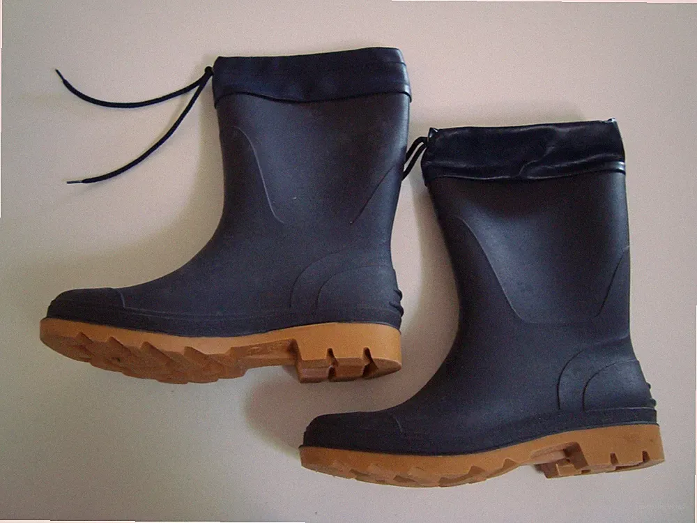 rutschfeste Unisex Arbeitsstiefel Gummistiefel Gartenstiefel ungefüttert Gr. 39