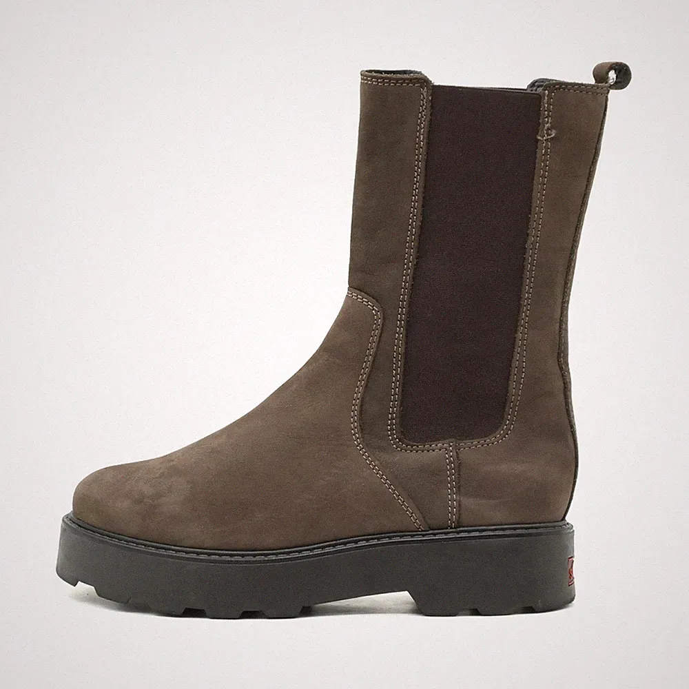 s.Oliver Damen Chelsea Boots Stiefel Braun Stretch-Einsatz Schuhe EU 39