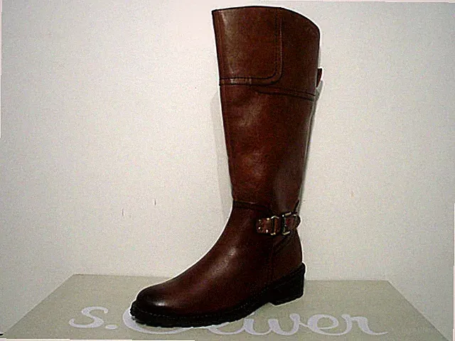 s.Oliver Stiefel Leder Damen Winterschuhe 37-42 5-26637-21-311 braun Neu7