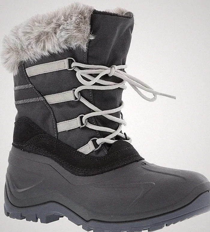 "SALE" Spirale Damen Winterstiefel warm gefüttert Schnürstiefel Boots schwarz