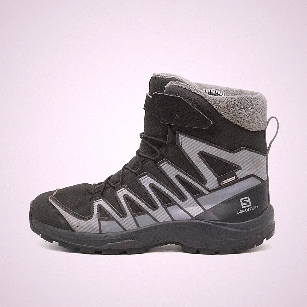 Salomon Damen XA Pro Winterstiefel Schwarz/Grau robust Wanderschuhe EU 39