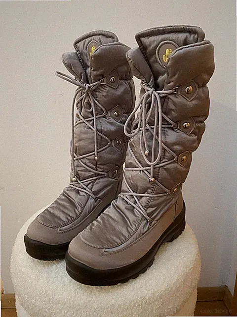 San Bernardo Tex Winter Stiefel Boots Silber Gr. 38 Neu Schlupfstiefel Italy
