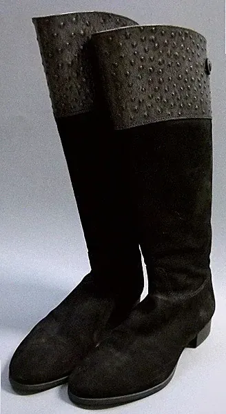 Santoni Stiefel Boots Damen schwarz – DER HERBST NAHT - Größe 37 1/2 - HOHER NP