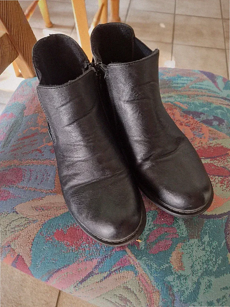 Schicke Damen-Stiefelette Schwarz von "Annie G." Gr. 38 Topzustand