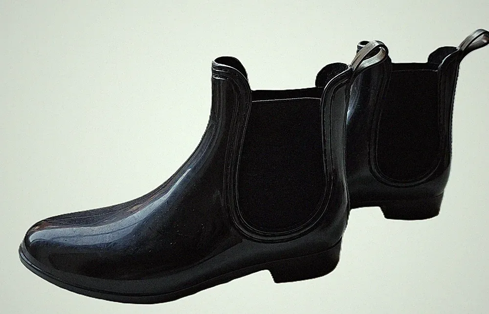 Schicke Gummihalbstiefel, Grösse 39, wenig getragen