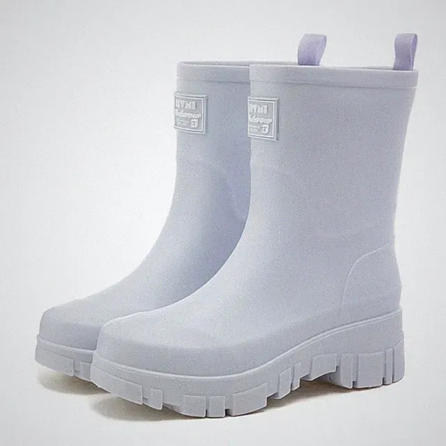Schlupfstiefel Damen Wasserdicht Rutschfest Verstellbarer Kordelzug für Regen
