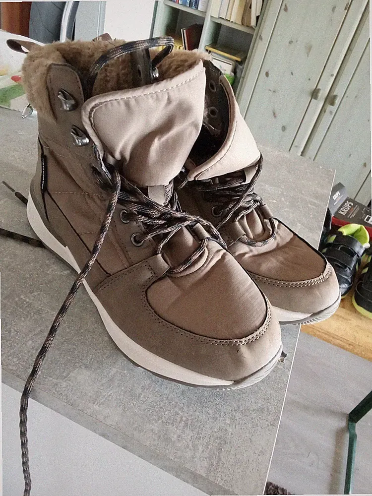 Schneestiefel Damen Winter Warm Gefüttert Outdoor Sneaker Sportschuhe Wasserd...