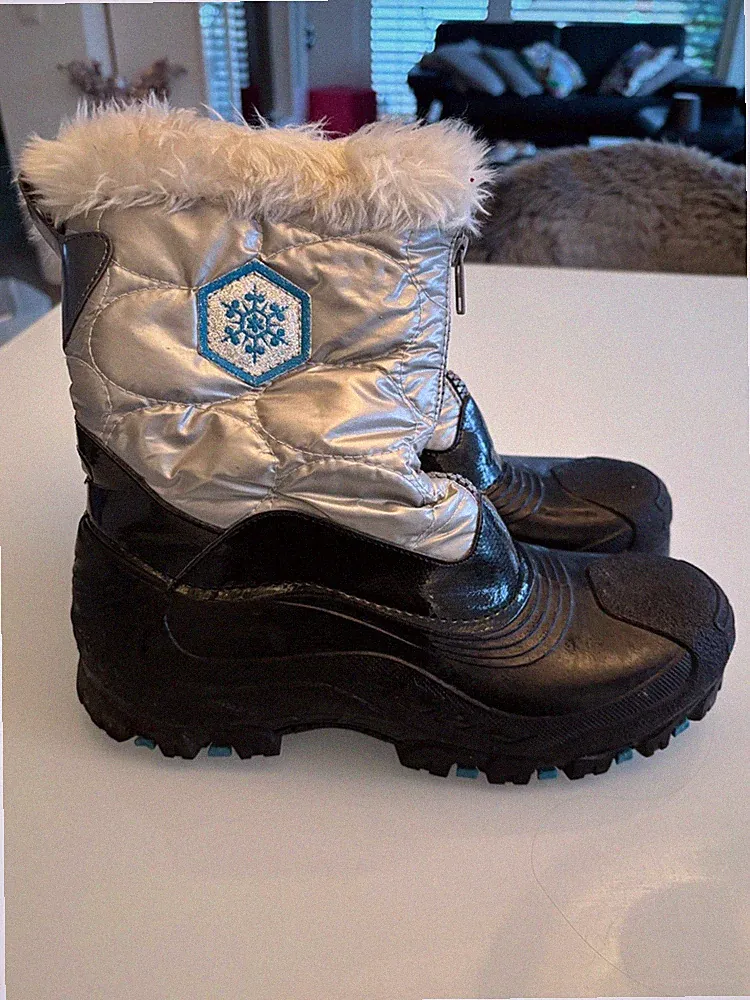 Silber Schneestiefel