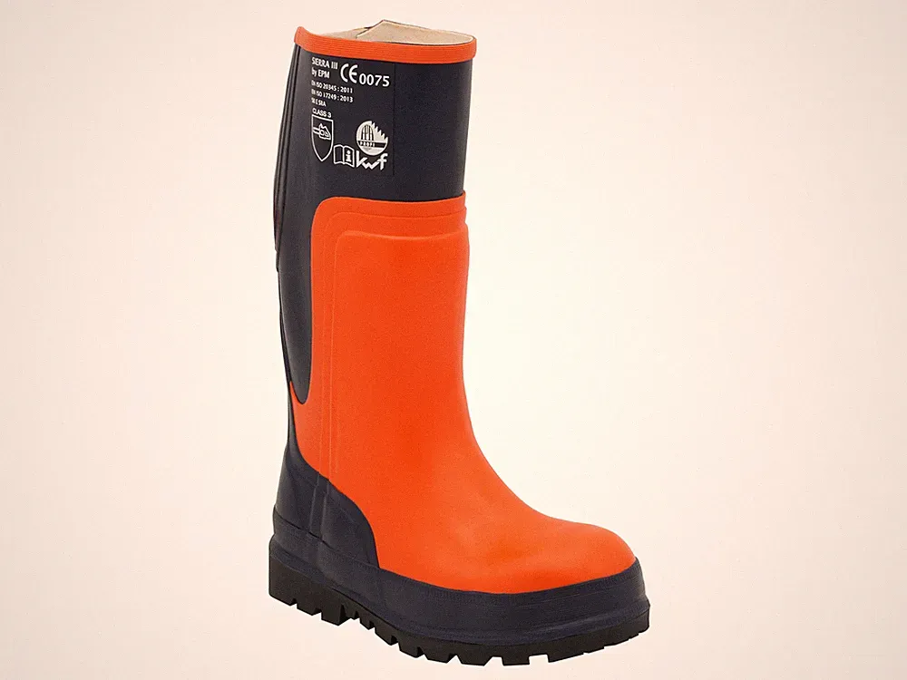 Schnittschutz-Stiefel Euro PM SIERRA III Gummistiefel Stahlkappe wasserdicht