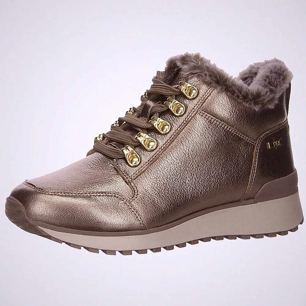 Schnür-,Zug-u.Schnallenstiefel von Caprice in Taupe