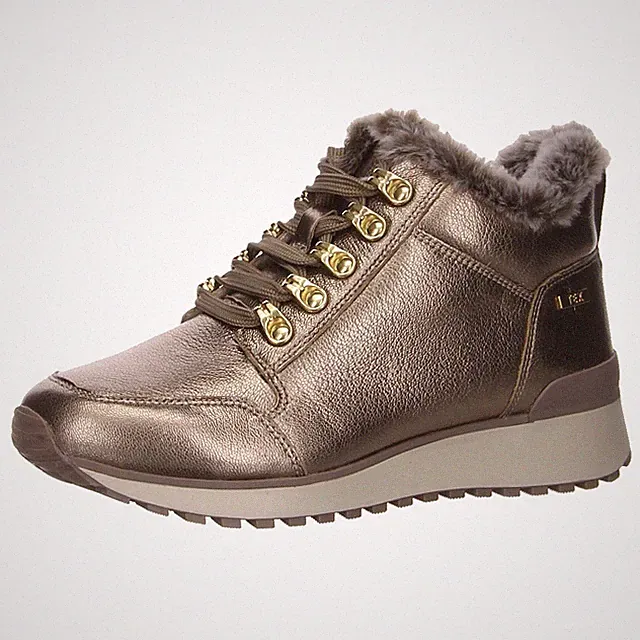 Schnür-,Zug-u.Schnallenstiefel von Caprice in Taupe
