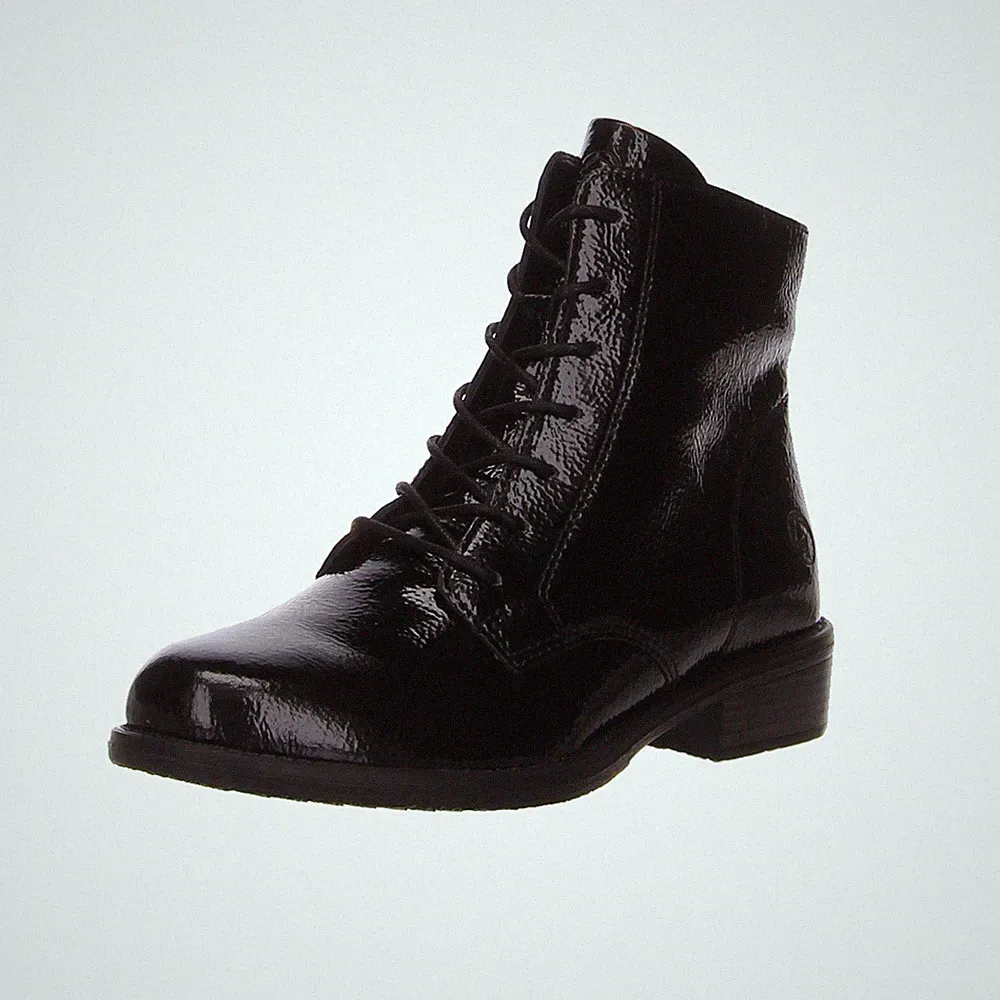 Schnür-,Zug-u.Schnallenstiefel von Remonte in Schwarz