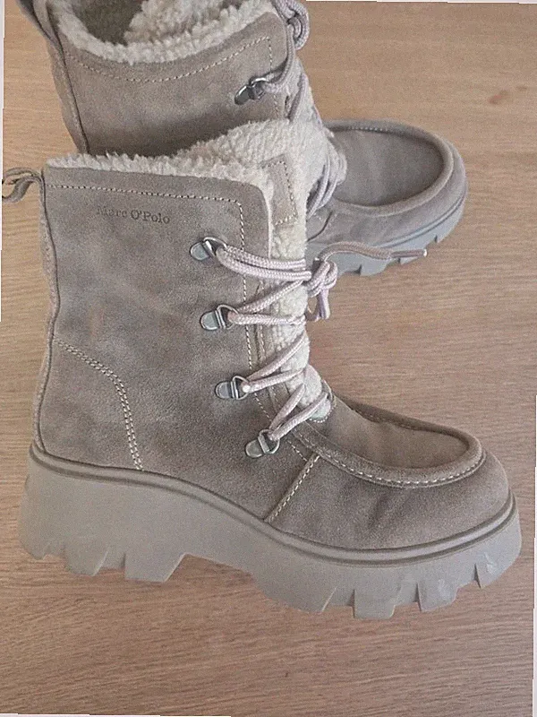 SCHNÜRBOOTS VON MARC O POLO, GR. 40, NEUWERTIG
