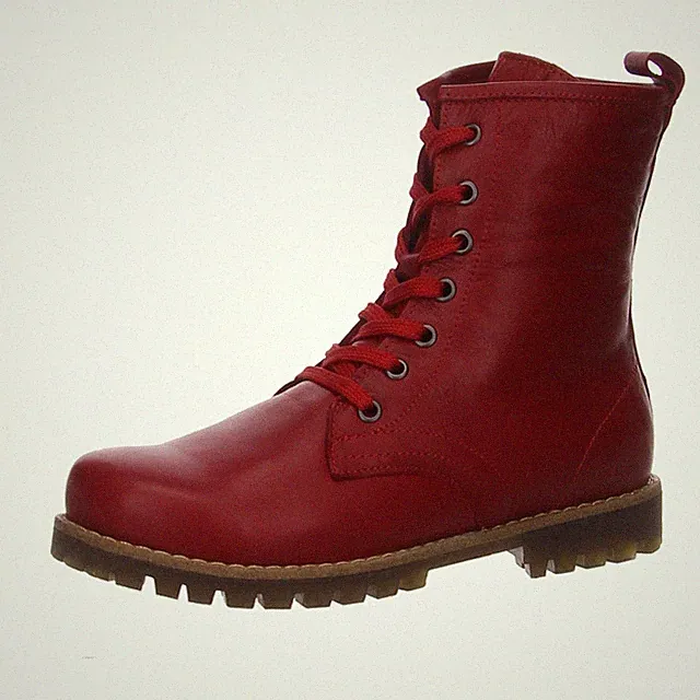 Schnürstiefel Kaltfutter von Andrea Conti in Rot
