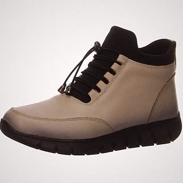 Schnürstiefel Kaltfutter von Artiker in Beige