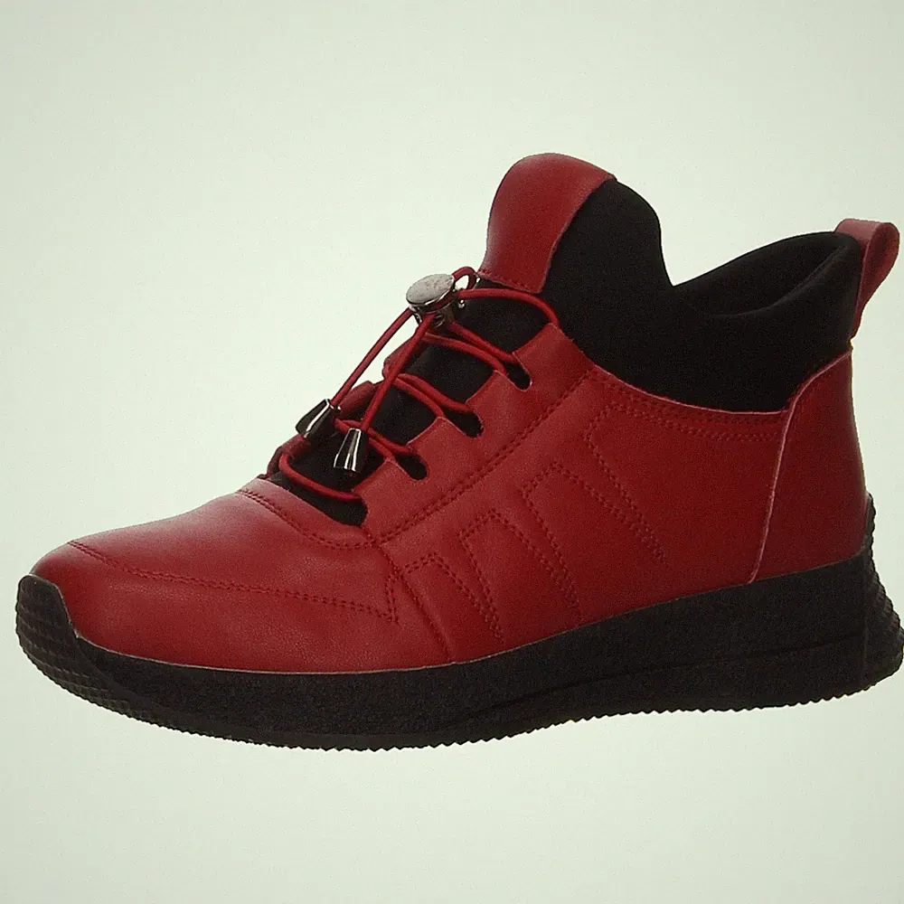 Schnürstiefel Kaltfutter von Artiker in Rot
