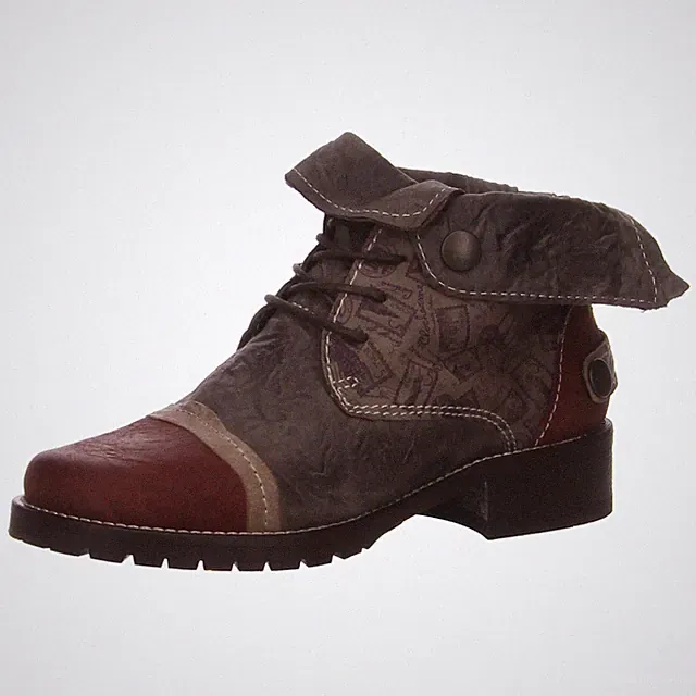Schnürstiefel Kaltfutter von Charme in Rot
