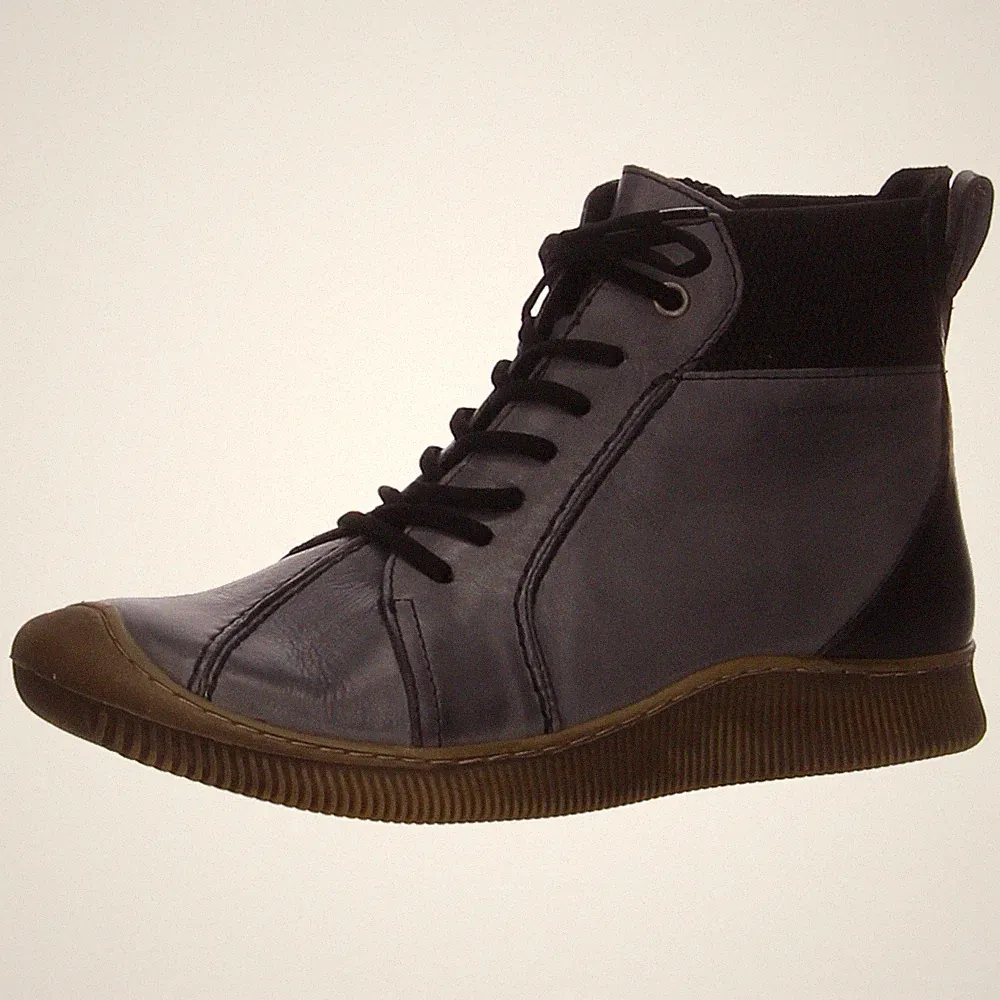 Schnürstiefel Kaltfutter von Gemini in Grau
