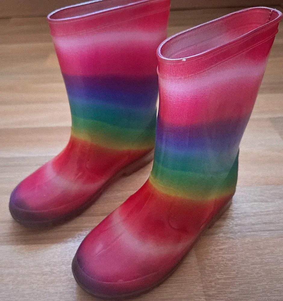 Schöne bunte Gummistiefel, Gr. 34